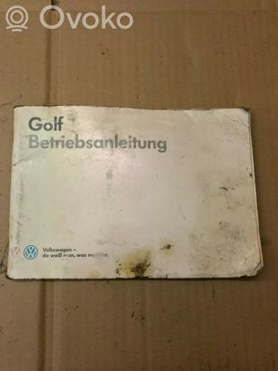 Volkswagen Golf II User manual