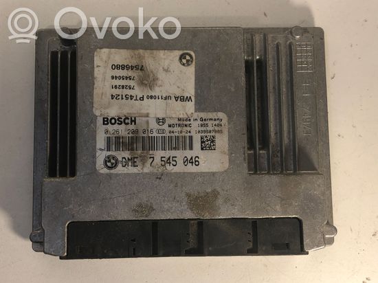 BMW 1 E81 E87 Engine control unit/module DME7545046 0261209016