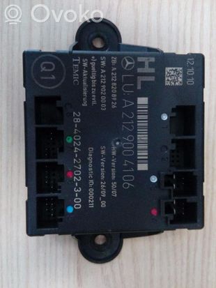 Mercedes-Benz C AMG W204 Door control unit/module A2129004106 AK155