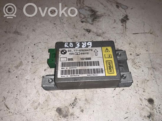 BMW 7 E65 E66 Airbag control unit/module 65776920470 D34-9