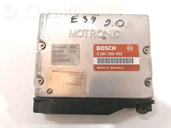BMW 5 E34 Engine control unit/module 0261200402 1748301