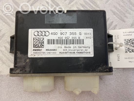 Audi A5 Sportback 8TA Other control units/modules 4G0907355G