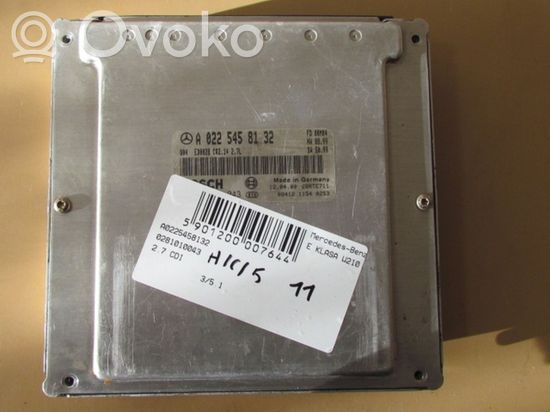 Mercedes-Benz E W210 Engine control unit/module A0225458132 0281010043