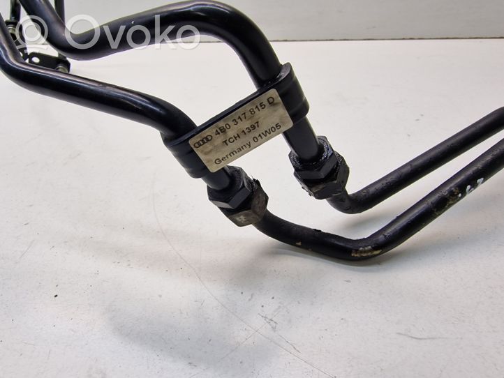 Audi A6 Allroad C5 Gearbox oil cooler pipe/hose 4B0317815D