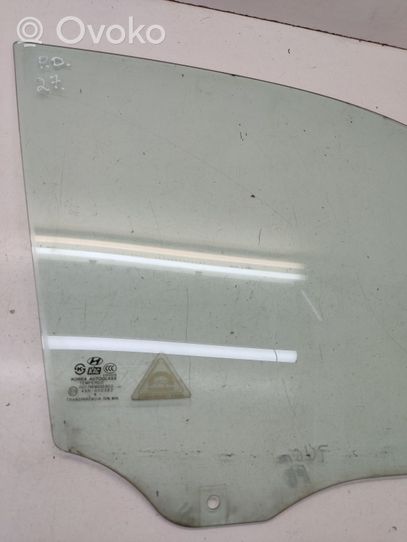 Hyundai Tucson JM Front door window glass four-door 43R000382