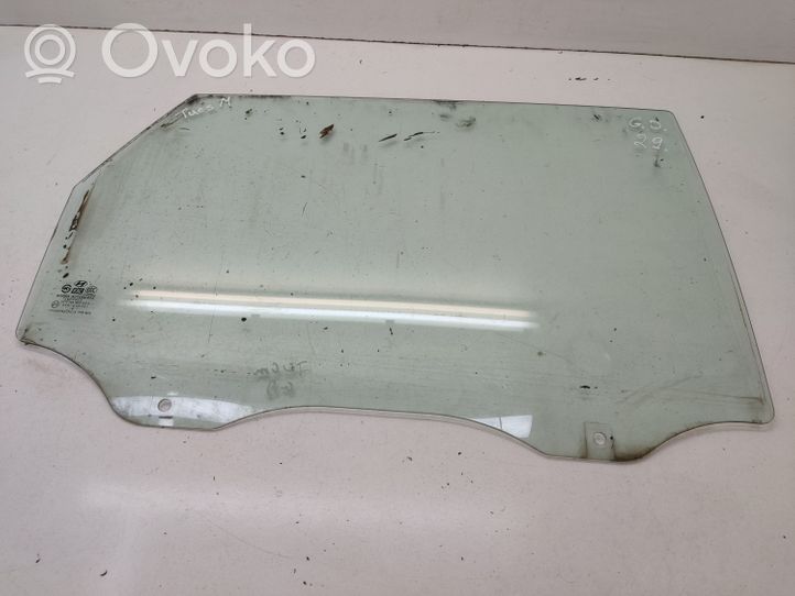 Hyundai Tucson JM Rear door window glass 43R000381