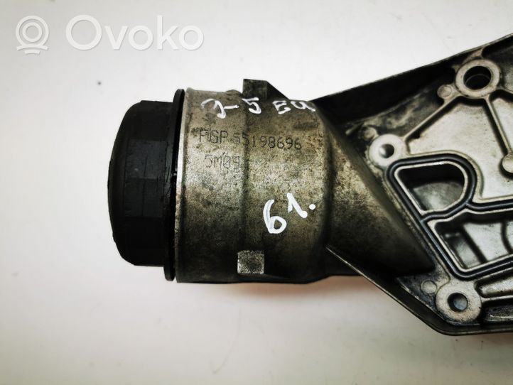 Saab 9-5 Oil filter mounting bracket 55198696