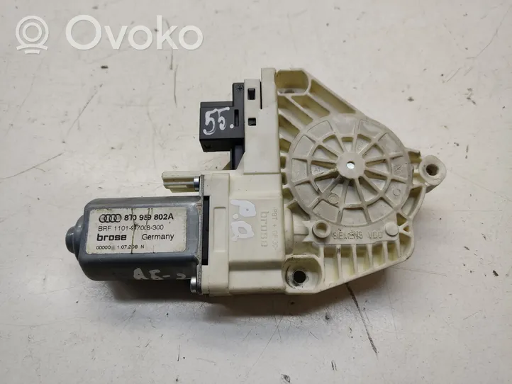 Audi A5 8T 8F Motorino alzacristalli della portiera anteriore 8T0959802