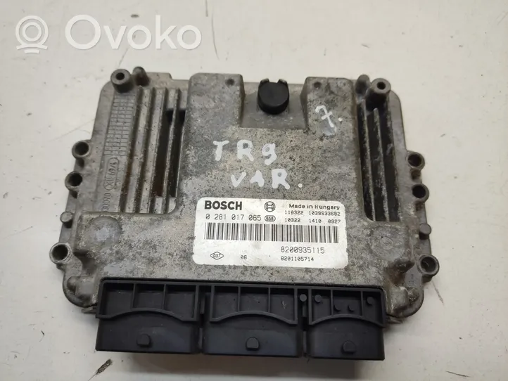 Renault Trafic II (X83) Sterownik / Moduł ECU 0281017065