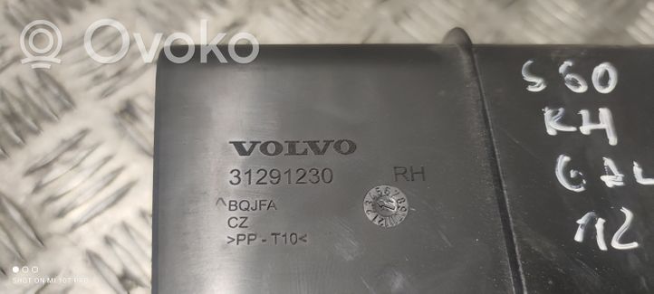 Volvo S60 Quarter panel pressure vent 31291230