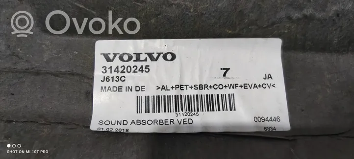 Volvo S60 Pakokaasulämmön lämpökilpi 31420245