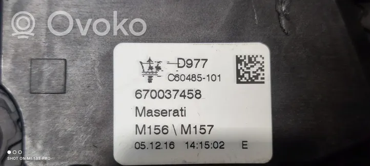 Maserati Quattroporte Takaluukun/tavaratilan ohjainlaite/moduuli 670037458