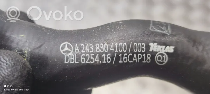 Mercedes-Benz EQB Przewód / Wąż chłodnicy A2438304100