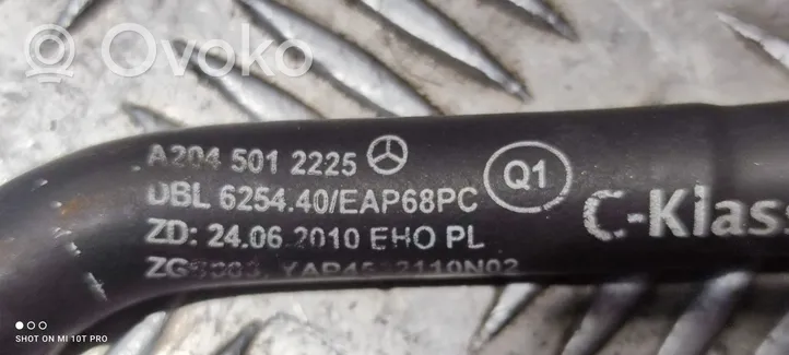Mercedes-Benz C W204 Engine coolant pipe/hose A2045012225