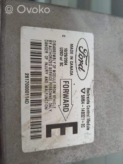 Ford Escape I Centralina/modulo airbag 5M6414B321EC