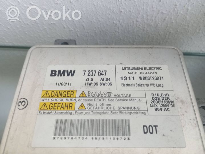 BMW 7 F01 F02 F03 F04 Moduł poziomowanie świateł Xenon 7237647