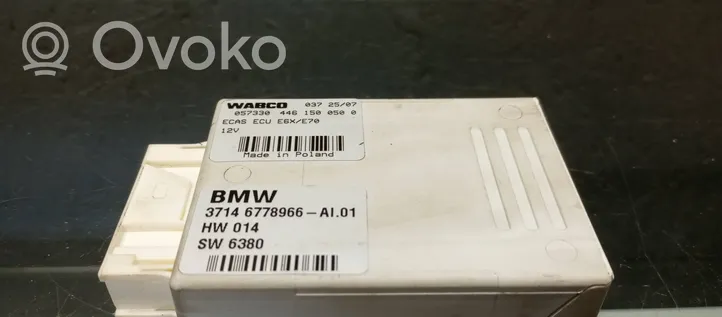 BMW X6 E71 Ilmajousituksen ohjainlaite/moduuli, takana 6778966