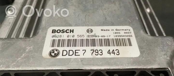 BMW 3 E46 Kit calculateur ECU et verrouillage 7793443