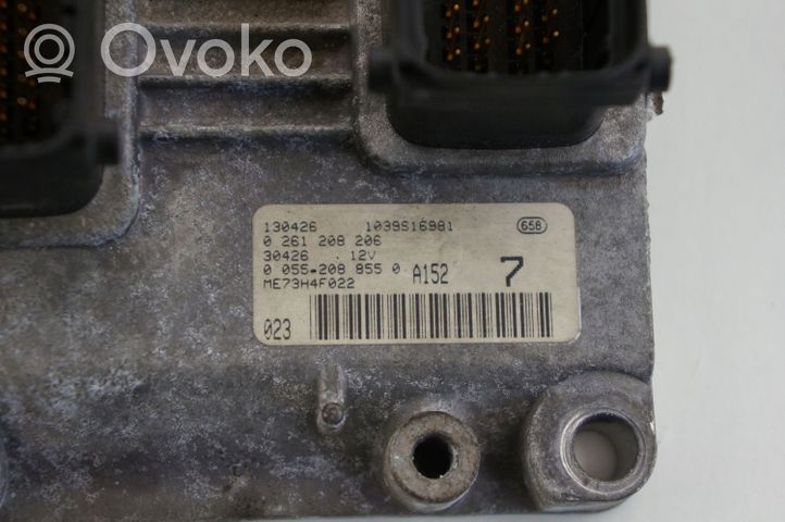 Fiat Idea Unité de commande, module ECU de moteur 0261208206 55195272