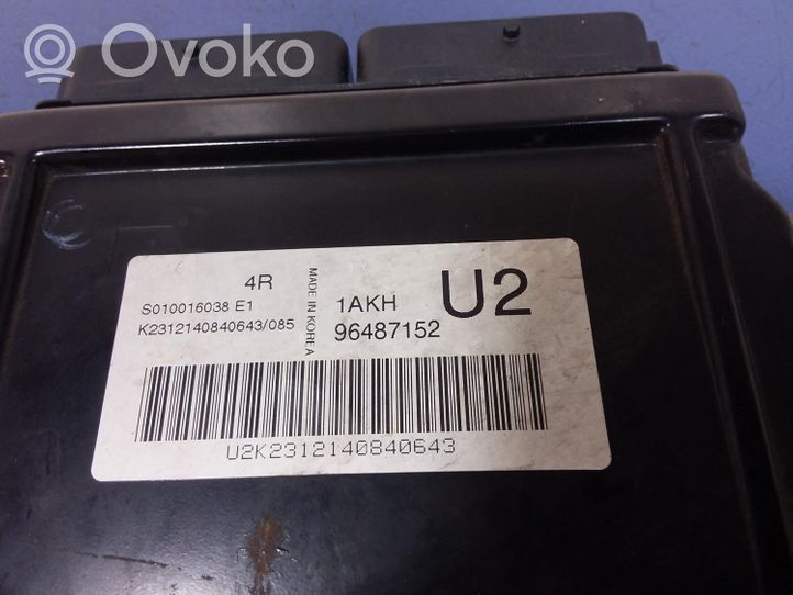 Chevrolet Rezzo Komputer / Sterownik ECU silnika 96487152