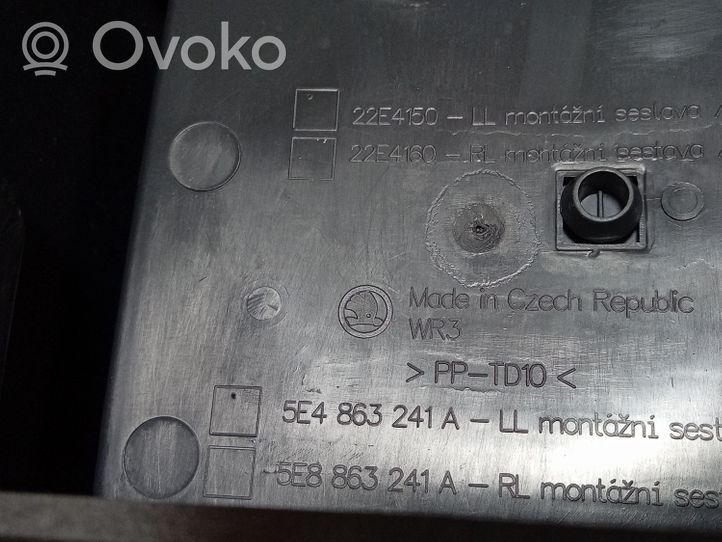 Skoda Octavia Mk4 Console centrale 5E4863241