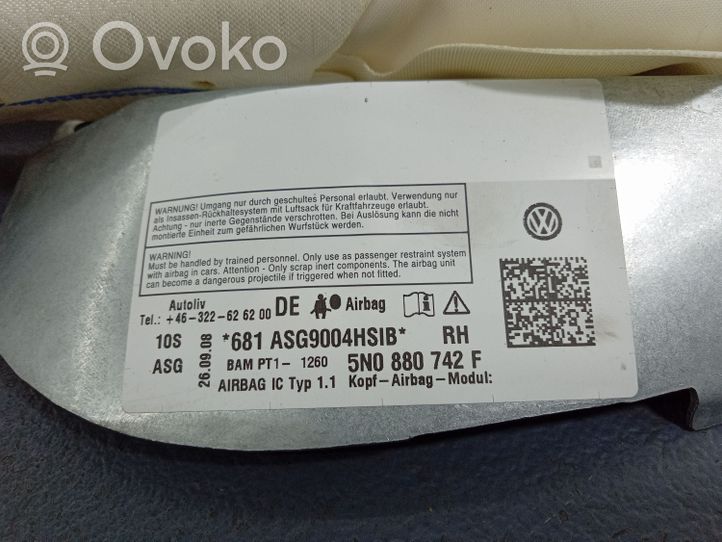 Volkswagen Tiguan Airbag da tetto 5N0880742F