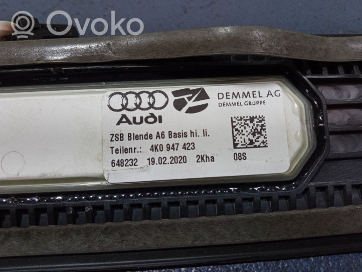 Audi A6 S6 C8 4K Jalkatilan sivukoristelista 4K0947423