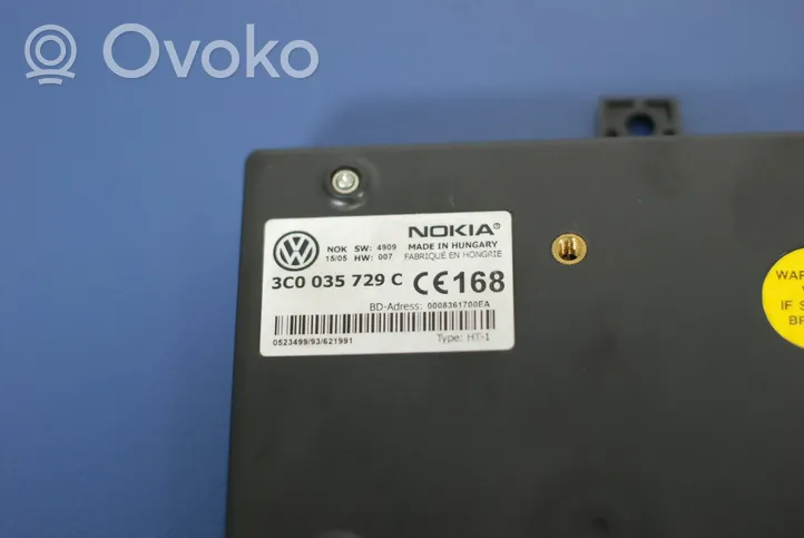 Volkswagen PASSAT B5.5 Modulo di controllo comandi vocali 3C0035729C