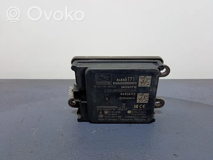 Opel Insignia B Sensore radar Distronic 84836171