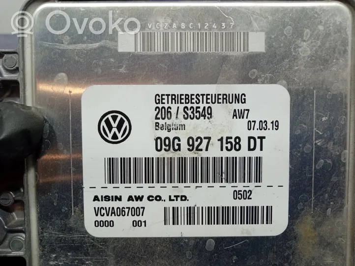 Volkswagen Tiguan Allspace Vaihdelaatikon ohjainlaite/moduuli 09G927158DT