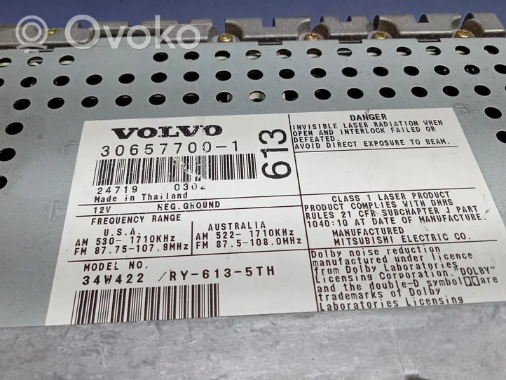 Volvo S60 Unità principale autoradio/CD/DVD/GPS 30657700