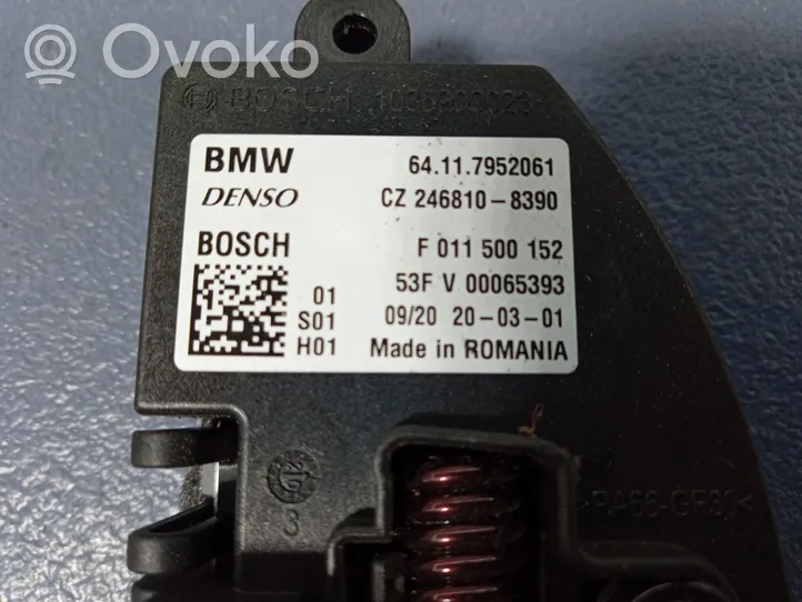 BMW 2 F44 Lämpöpuhaltimen moottorin vastus 7952061