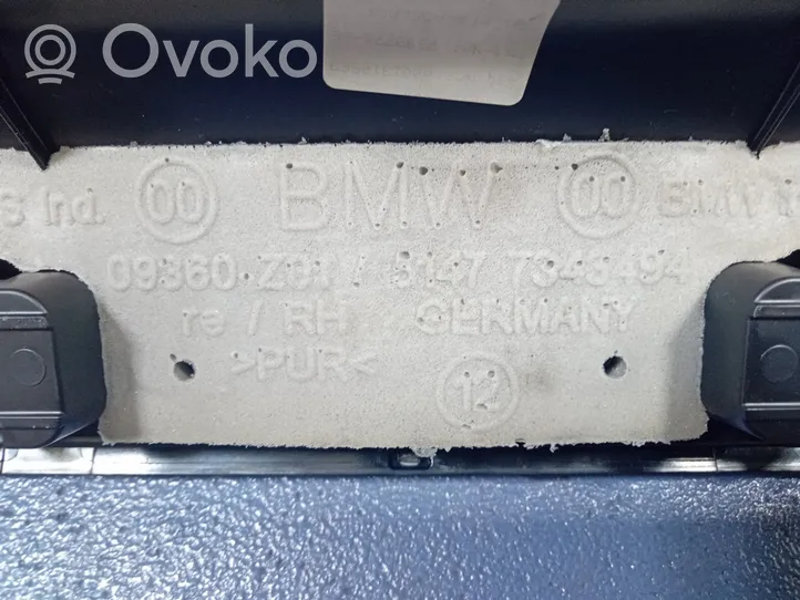 BMW 7 G11 G12 Jalkatilan sivukoristelista 7343494