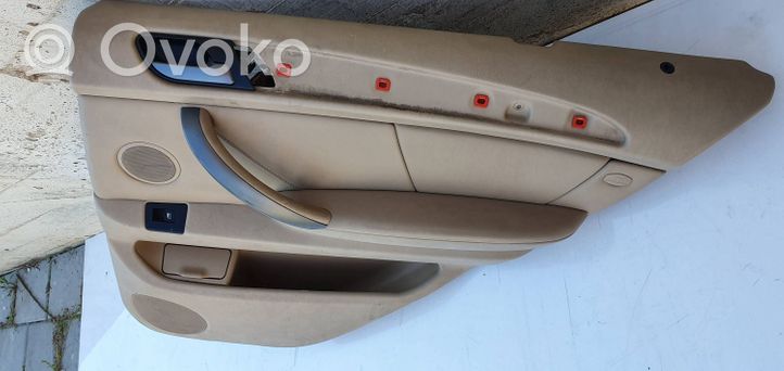 BMW X5 E53 Apmušimas galinių durų (obšifke) 6207495