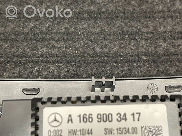 Mercedes-Benz GLS X166 Panel klimatyzacji A1669003417