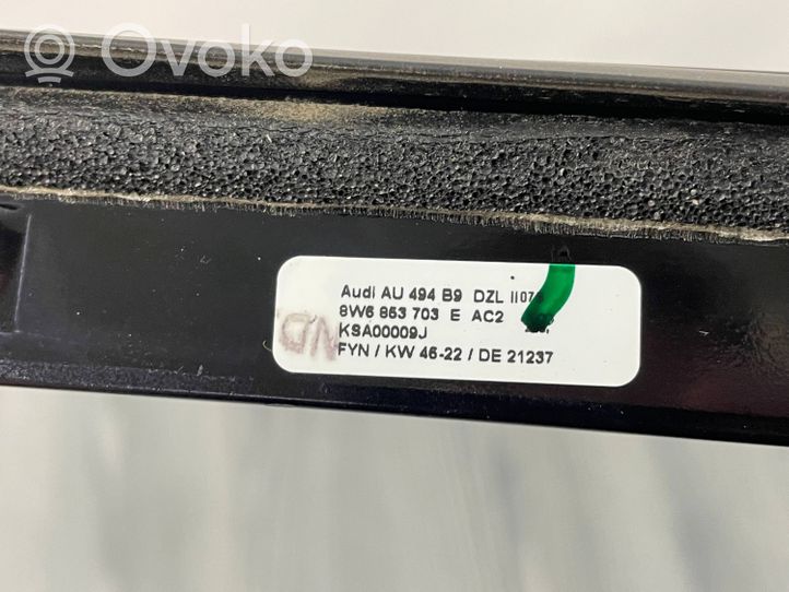 Audi A5 Cubierta moldura embellecedora de la barra del techo 8W6853703E