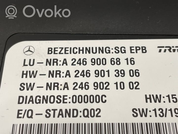 Mercedes-Benz GLE (W166 - C292) Modulo di controllo del freno a mano A2469006816