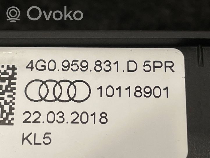 Audi A5 Bouton interrupteur ouverture du coffre 4G0959831D