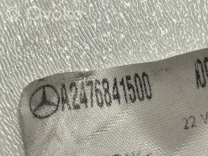 Mercedes-Benz GLA H247 Doublure de coffre arrière, tapis de sol A2476841500