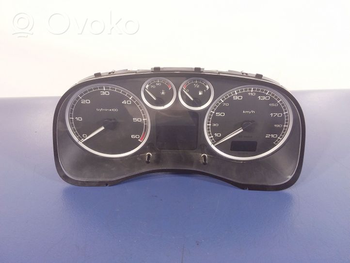 Peugeot 307 Compteur de vitesse tableau de bord 9636708880E