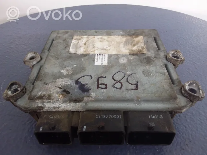 Fiat Scudo Unité de commande, module ECU de moteur 9663862780