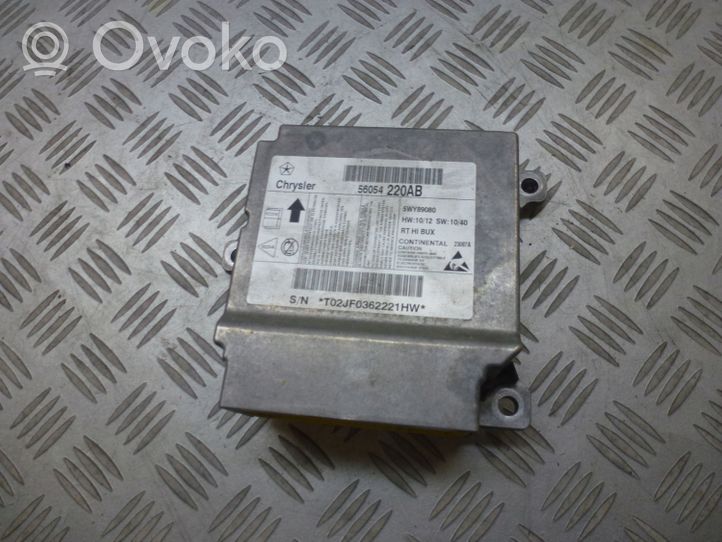 Chrysler Grand Voyager V Module de contrôle airbag 56054220AB