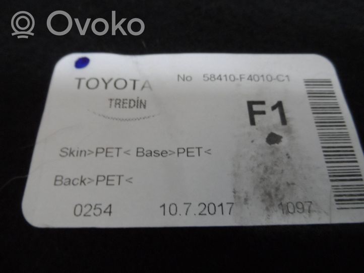 Toyota C-HR Doublure de coffre arrière, tapis de sol 58410F4010