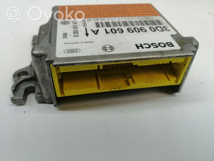 Volkswagen Phaeton Airbag control unit/module 3D0909601A