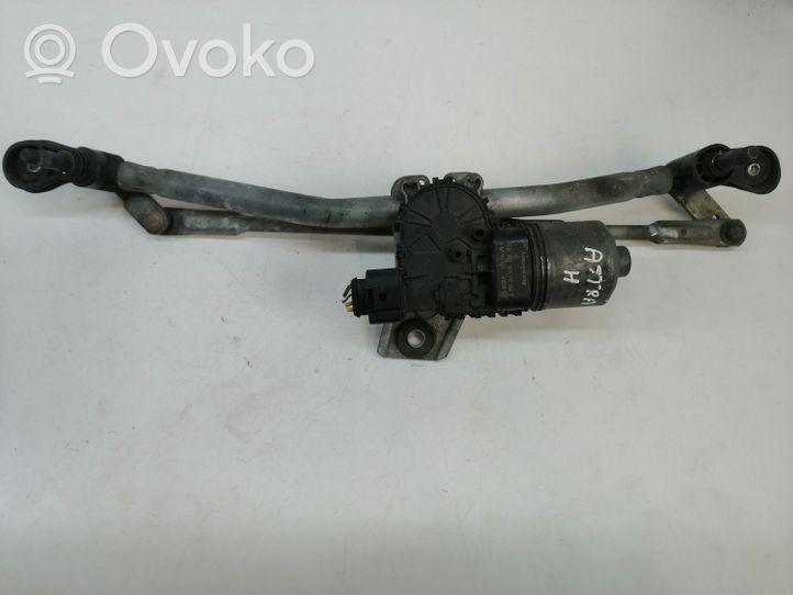 Opel Astra H Mechanizm i silniczek wycieraczek szyby przedniej / czołowej 0390241538