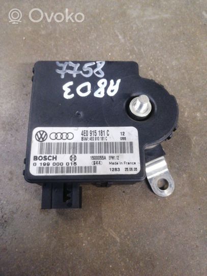 Audi A8 S8 D3 4E Modulo di controllo della batteria 4E0915181C