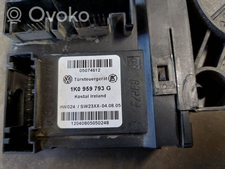 Volkswagen Caddy Silniczek podnośnika szyby drzwi przednich 1K0959793G