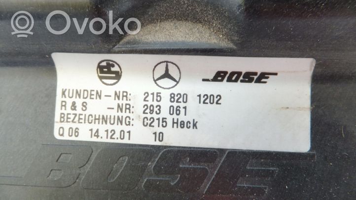Mercedes-Benz CL C215 Subwoofer altoparlante 2158201202