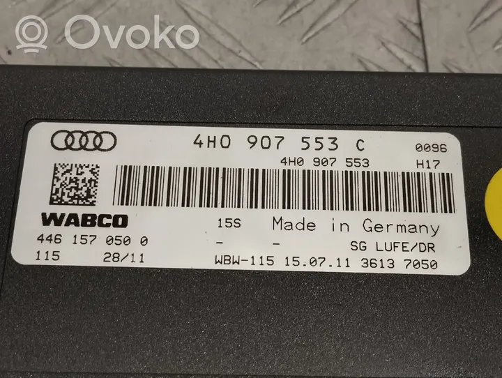 Audi A8 S8 D4 4H Centralina/modulo sospensioni 4H0907553C