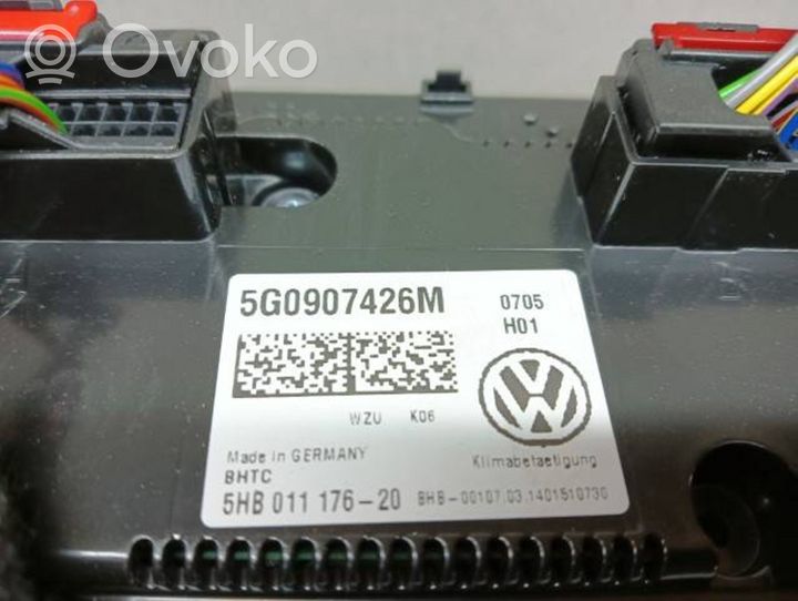 Volkswagen Golf VII Oro kondicionieriaus/ klimato/ pečiuko valdymo blokas (salone) 5G0907426M